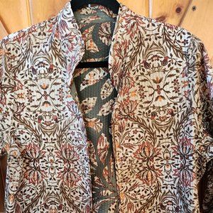 Vintage Alfred Dunner Reversible long sleeve jacket.